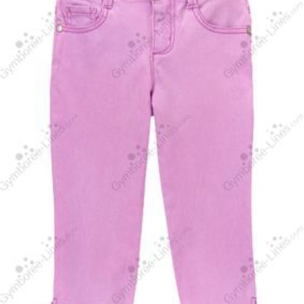NWT Gymboree Neon Capri Pants. Size 4
